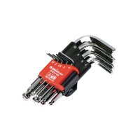 Bikeservice Magnetic Ball Point Hex Key Set 9Pc