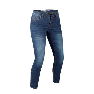 Bering Trust Straight Denim Womens Riding Jeans - Blue Wash