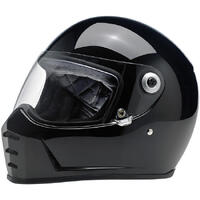 Biltwell Lane Splitter Gloss Helmet - Black