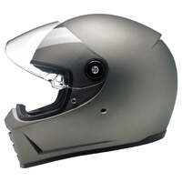 Biltwell Lane Splitter Helmet - ECE - Matte Flat Titanium