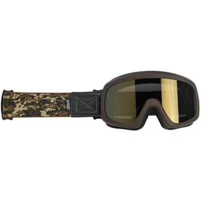 Biltwell Overland 2.0 Grunt Goggles - Satin Brown/Desert Camo - OS