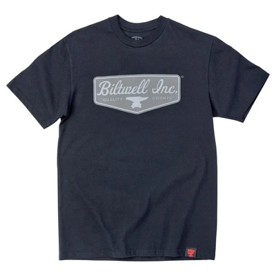 Biltwell Grey Shield Tee - Black