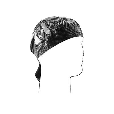 Zan Headgear Flydanna - Horned Devil Skull - OS