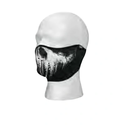 Zan Headgear Neoprene Half Mask - Skull Ghost - OS