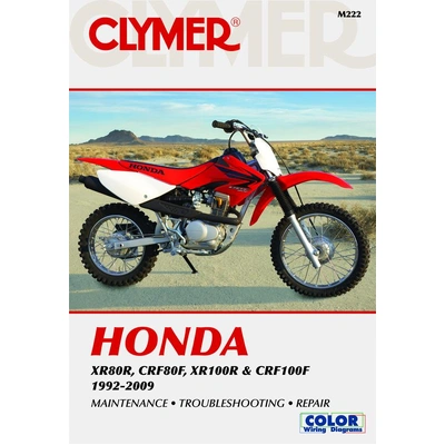 Clymer Service Repair Manual - Honda XR/CRF 92-09