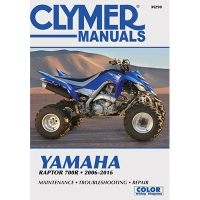 Clymer Service Repair Manual - Yamaha Raptor 700R 06-16