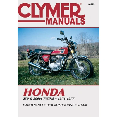 Clymer Service Repair Manual - Honda 250/360 CC Twins 74-77