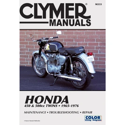 Clymer Service Repair Manual - Honda CB/CL450/CB500T 65-76