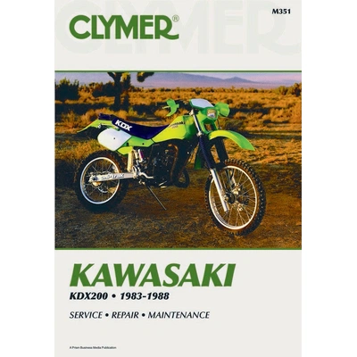 Clymer Service Repair Manual - Kawasaki KDX200 83-88