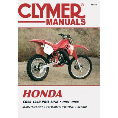 Clymer Service Repair Manual - Honda CR60-125R Pro-Link 81-88