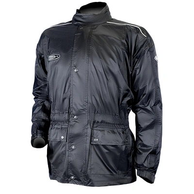 Motodry Lightning Waterproof Rain Jacket - Black