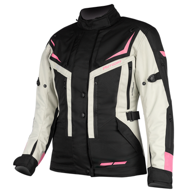 Motodry Ladies Rallye 2 Jacket - Black/Grey/Magenta