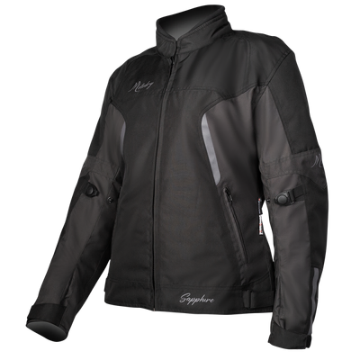 Motodry Ladies Sapphire Jacket - Black/Anthracite