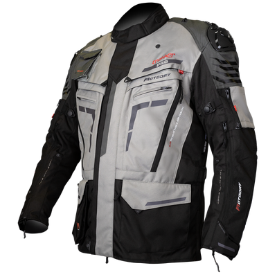 Motodry Trekker Pro Jacket - Black/Anthracite/Grey