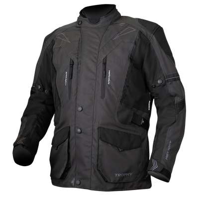 Motodry Trophy Jacket - Black/Anthracite