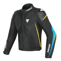 Dainese - Super Rider D-Dry Jacket - Black/Blue/Yellow - 58