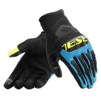 Dainese Bora Gloves - Black/Blue/Yellow