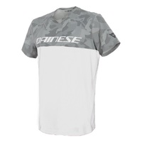 Dainese Camo Tracks T-Shirt - White/Anthracite