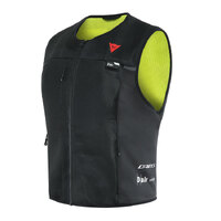 Dainese Smart Black Yellow Mens Airbag System Jacket