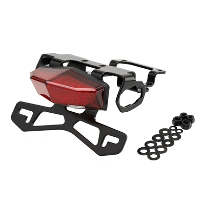 DRC Edge 2 Alloy Tail Light & Plate Holder (Red Lens) for CRF250L/M/Rally '17-