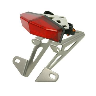 DRC Edge 2 Alloy Tail Light & Plate Holder (Red Lens) for KLX230 '20-