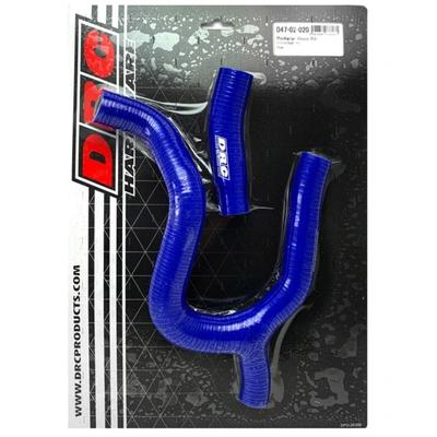 DRC Radiator Hose Kit for HQV. TC250 '19- - Blue