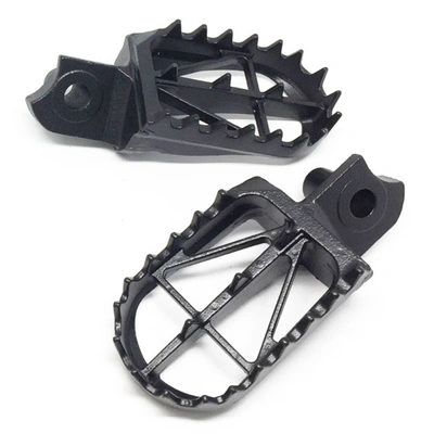 DRC Wide Footpegs (50mm) for KTM125-525'98-,950S-ENDURO ALL,990ADVENTURE ALL - Black