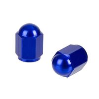 DRC Valve Caps - Blue - 2 Pk