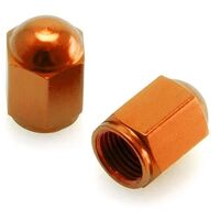 DRC Valve Caps - Orange - 2 Pk