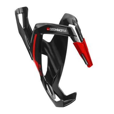 ELITE BOTTLE CAGE CUSTOM RACE BLK GLOSSY RED