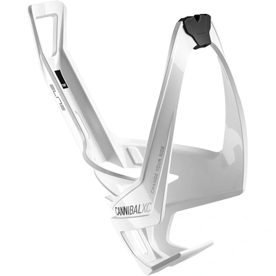 ELITE BOTTLE CAGE CANNIBAL XC WHITE/BLK