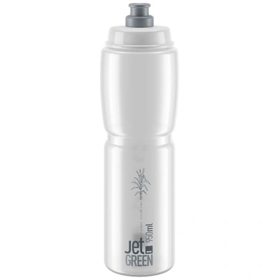 ELITE BOTTLE JET GRN CLEAR GRY LOGO 950 mL