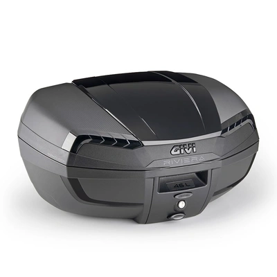 Givi Monolock Riviera 2 Topcase Includes Universal Plate - 46L - Black/Black