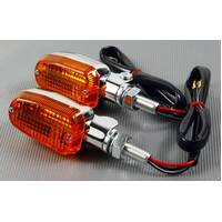 EMGO Mark II Mini Lights - Chrome/Amber