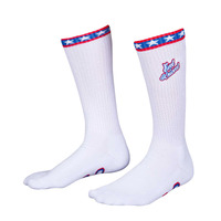 EVEL KNIEVEL CREW SOCK- KNIEVEL WHITE