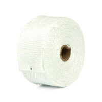 MCS White Exhaust Wrap 3m x 50mm x 0.3mm - White