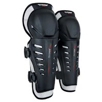 Fox Youth Titan Race Black Knee/Shin Guard