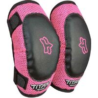 Fox Peewee Titan Elbow Grd M/L - Black/Pink - OS