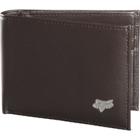 Fox Bifold Leather Wallet - Brown - OS