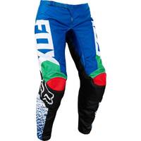 Fox Womens 180 Pants - Black/White/Blue