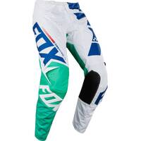 Fox Youth 180 Sayak Pants - White/Blue/Green
