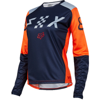 Fox Womens Switch Jersey - Grey/Orange