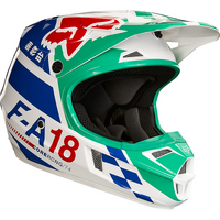 Fox Youth V1 Sayak Helmet - Green