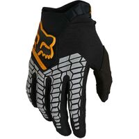 Fox 2022 Pawtector Black Gold Gloves