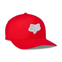 Fox Transposition Flexfit Hat - Light Grey/Red