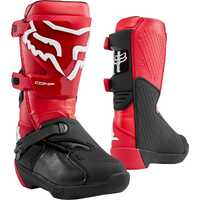 Fox Youth Comp Boots - Red