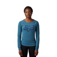 Fox Womens Boundary LS Top - Dark Slate