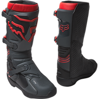 Fox Comp Boot - Black/Red