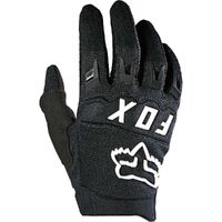 Fox Youth Dirtpaw Black White Gloves