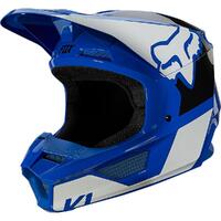 Fox V1 Youth Revn Helmet - Blue - M